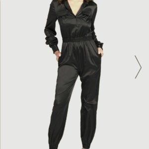 Bebe Satin Jumpsuit Romper